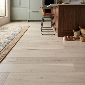 PARQUET PREFINITI - Rovere 1 Strip - Light White - Verniciato Bianco - Spazzolato-9